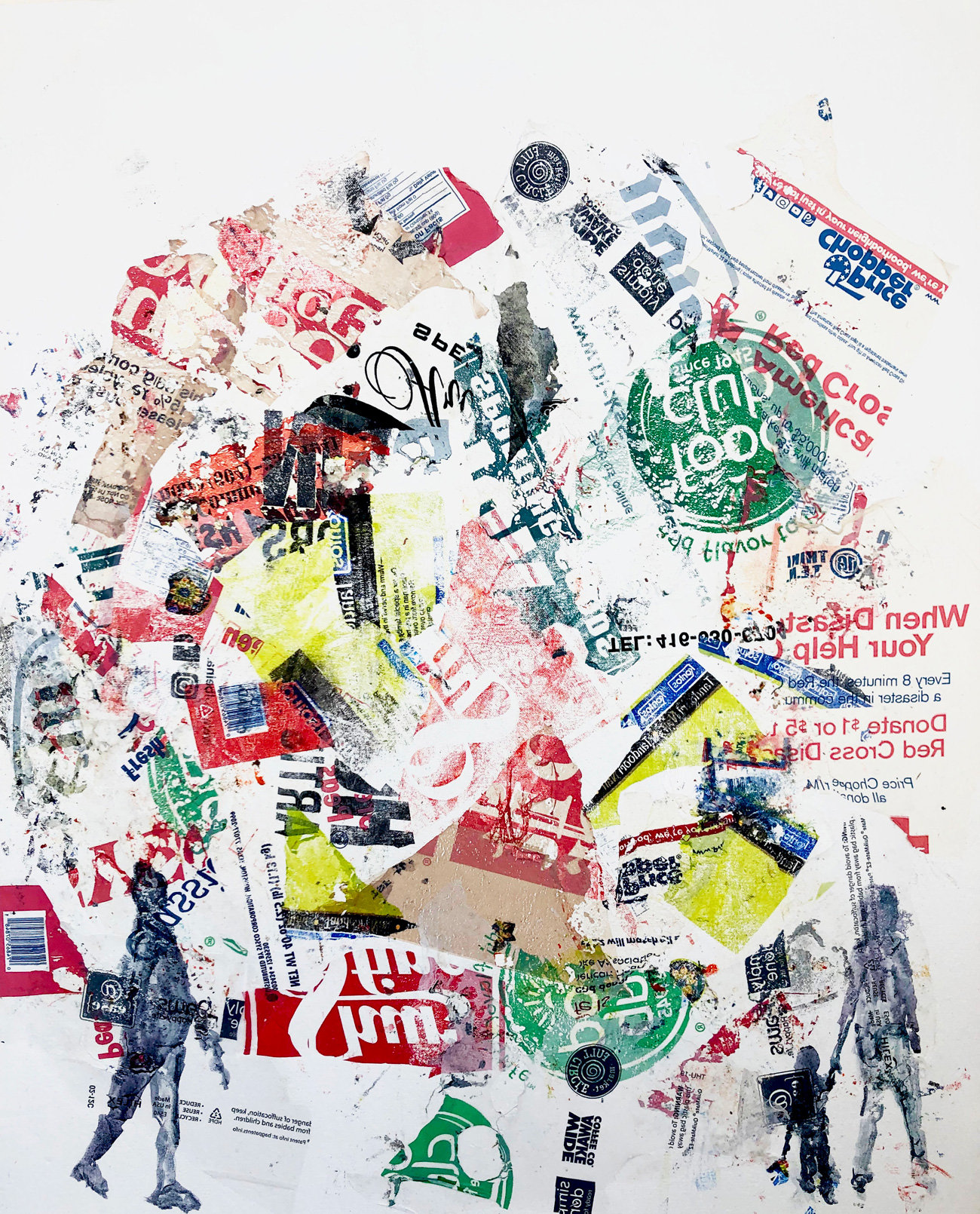 20._Plastic-City_-plastic-bags--fused-imprinted-with-acrylic-paint-on-canvas-32-x30_-2019-2900-