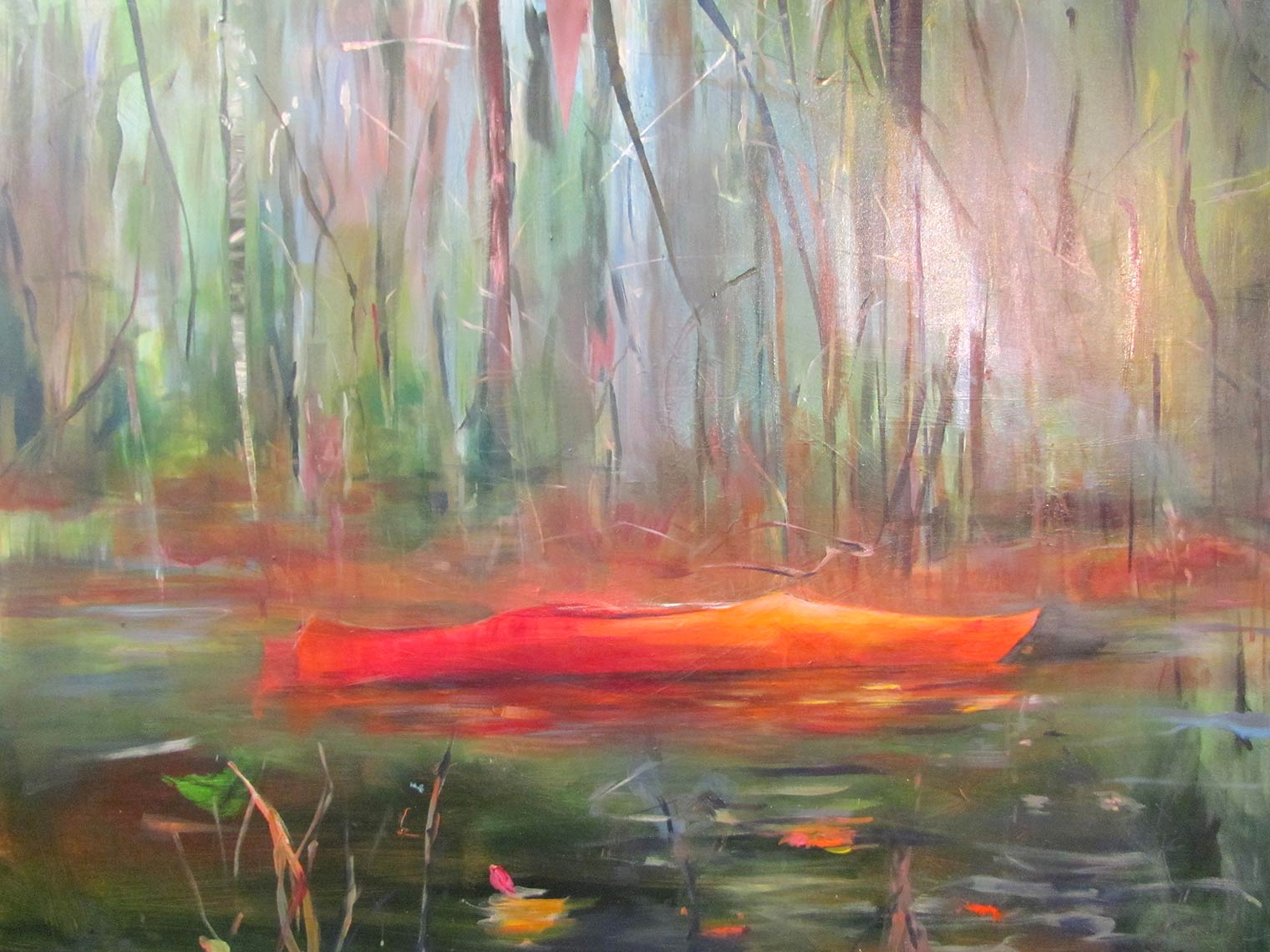 Canoe--2016-Acrylic-on-Canvas-38x48-inches