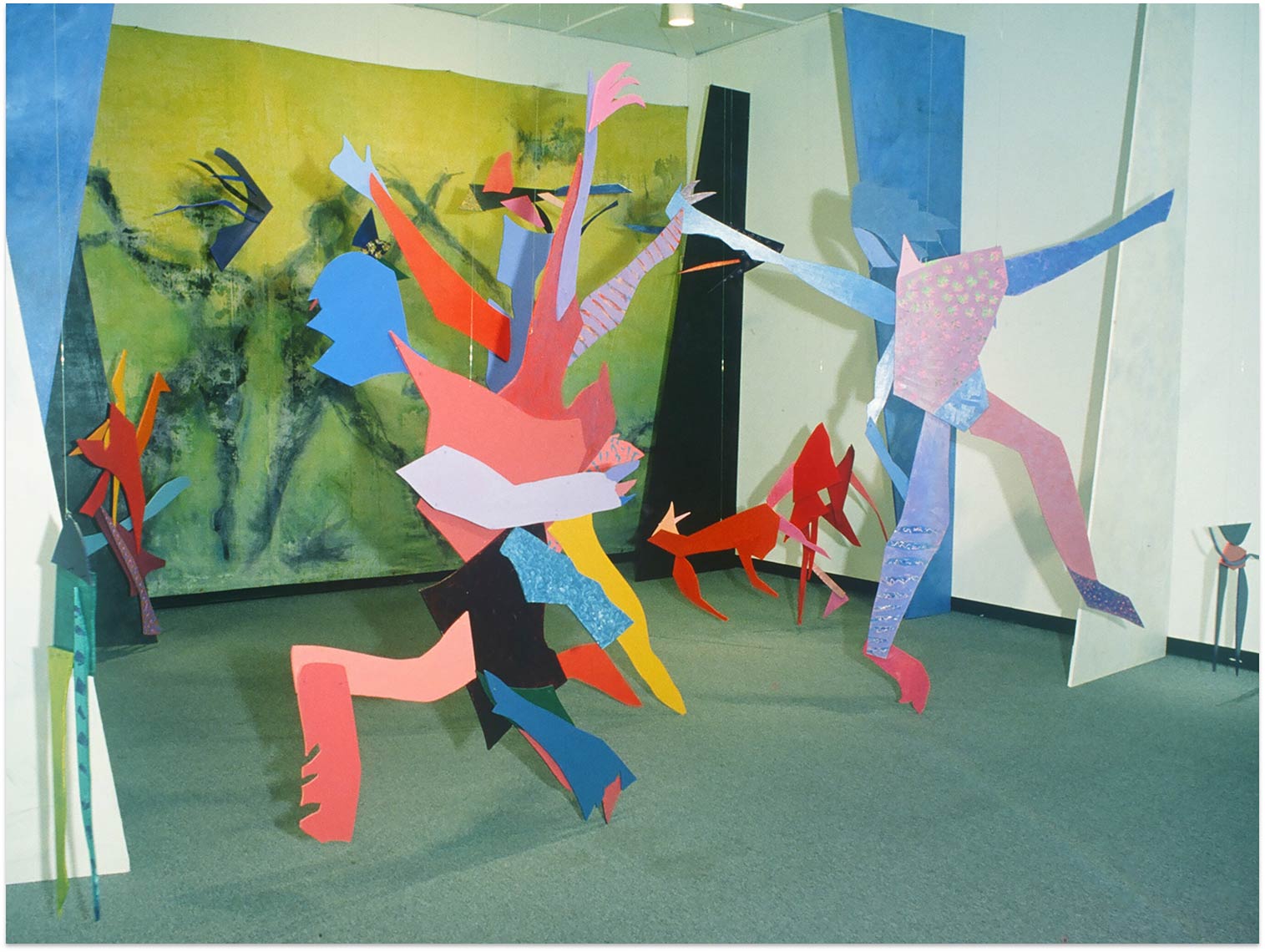 Dream-dance-1985-Installation-Surey-Art-Gallery-Surrey-BC
