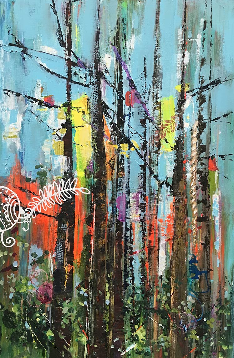 Eclectic-Electric-Forest-2016-Acrylic-on-canvas