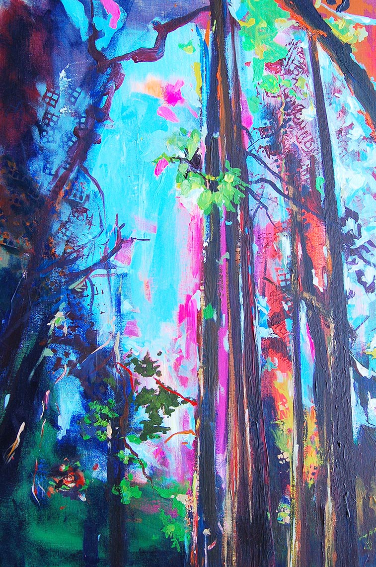 Electric-Forest-2016-Acrylic-on-canvas-48-x-36