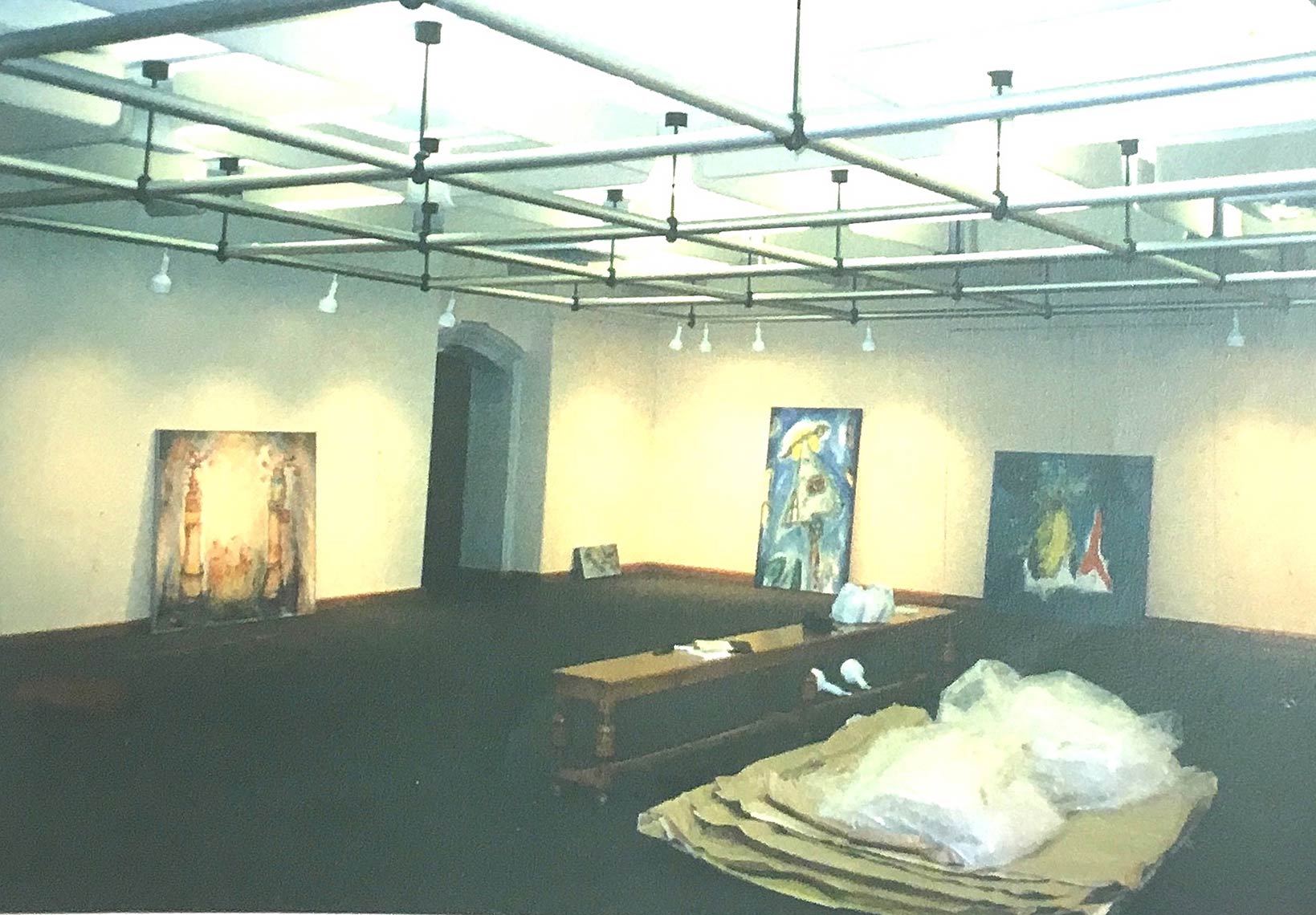 Installation-1-Out-of-the-Blue-Justine-Barnike-Gallery-Toronto-Ont.-1988