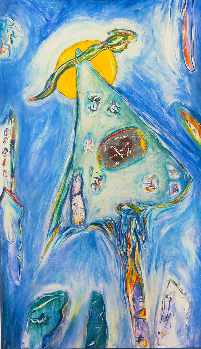 Out-of-the-Blue-1986-Acrylic-on-canvas-68-x-39.5