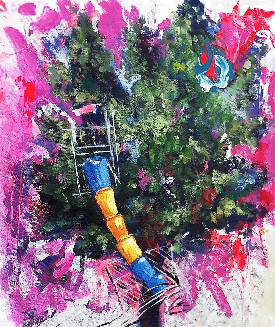 Shoots-and-Ladders-2015-Acrylic-on-canvas-16x16